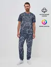 Мужская пижама с брюками / Карта Москвы
