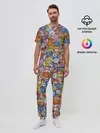Мужская пижама с брюками / ЛОГОТИПЫ ФУТБОЛЬНЫХ КОМАНД
