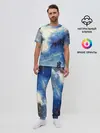 Мужская пижама с брюками / Ёжик в космосе