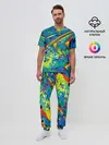 Мужская пижама с брюками / Рыбы