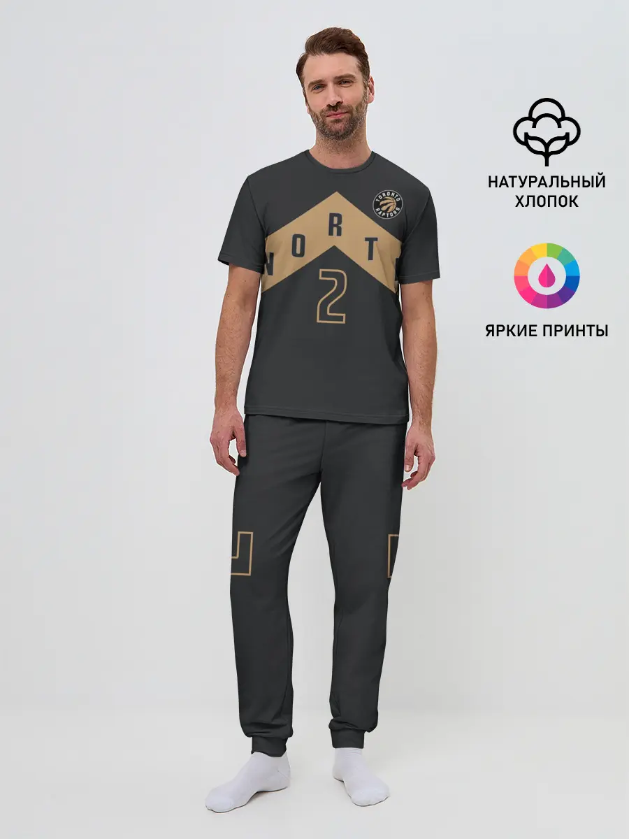 Мужская пижама с брюками / Toronto Raptors Leonard