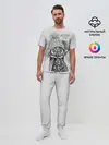 Мужская пижама с брюками / Хипстер сова