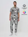 Мужская пижама с брюками / Human skulls