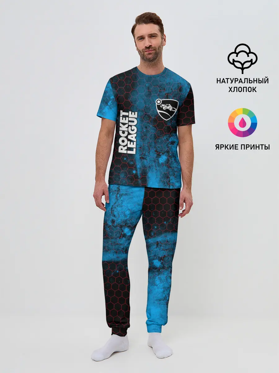 Мужская пижама с брюками / ROCKET LEAGUE