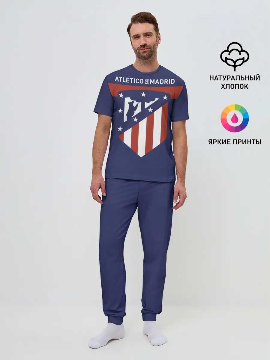 Мужская пижама с брюками / Atletico de Madrid