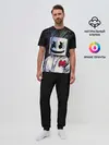 Мужская пижама с брюками / M