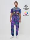 Мужская пижама с брюками / Майнкрафт на скиле