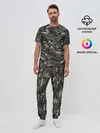 Мужская пижама с брюками / Именной камуфляж. Лёха