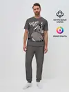 Мужская пижама с брюками / Мягкий ослик