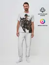 Мужская пижама с брюками / Наездница