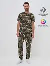 Мужская пижама с брюками / Камуфляж
