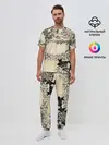 Мужская пижама с брюками / Японская гравюра