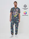Мужская пижама с брюками / Завтрак