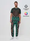 Мужская пижама с брюками / Ретро Орнамент
