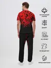 Мужская пижама с брюками / Overlord Skull red