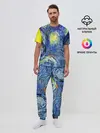 Мужская пижама с брюками / ИМПРЕССИОНИЗМ ВАНГОГ