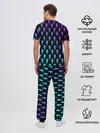 Мужская пижама с брюками / BILLIE EILISH PATTERN