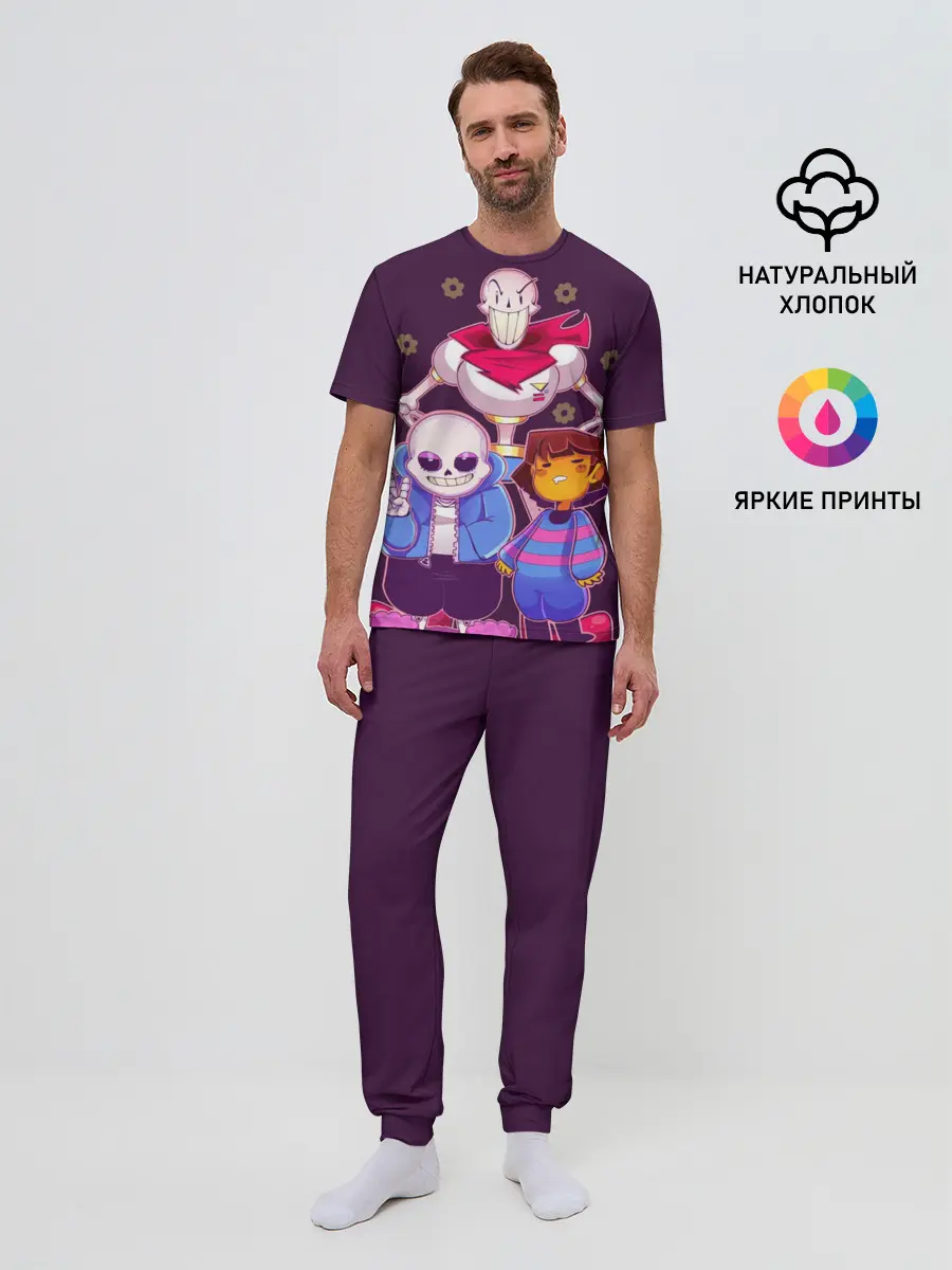 Мужская пижама с брюками / Персонажи Undertale