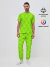 Мужская пижама с брюками / Billie Eilish pattern