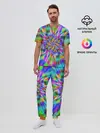 Мужская пижама с брюками / ПСИХОДЕЛИКА