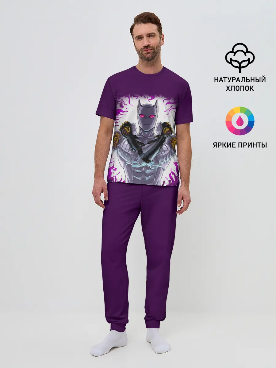 Мужская пижама с брюками / JJBA Killer Queen