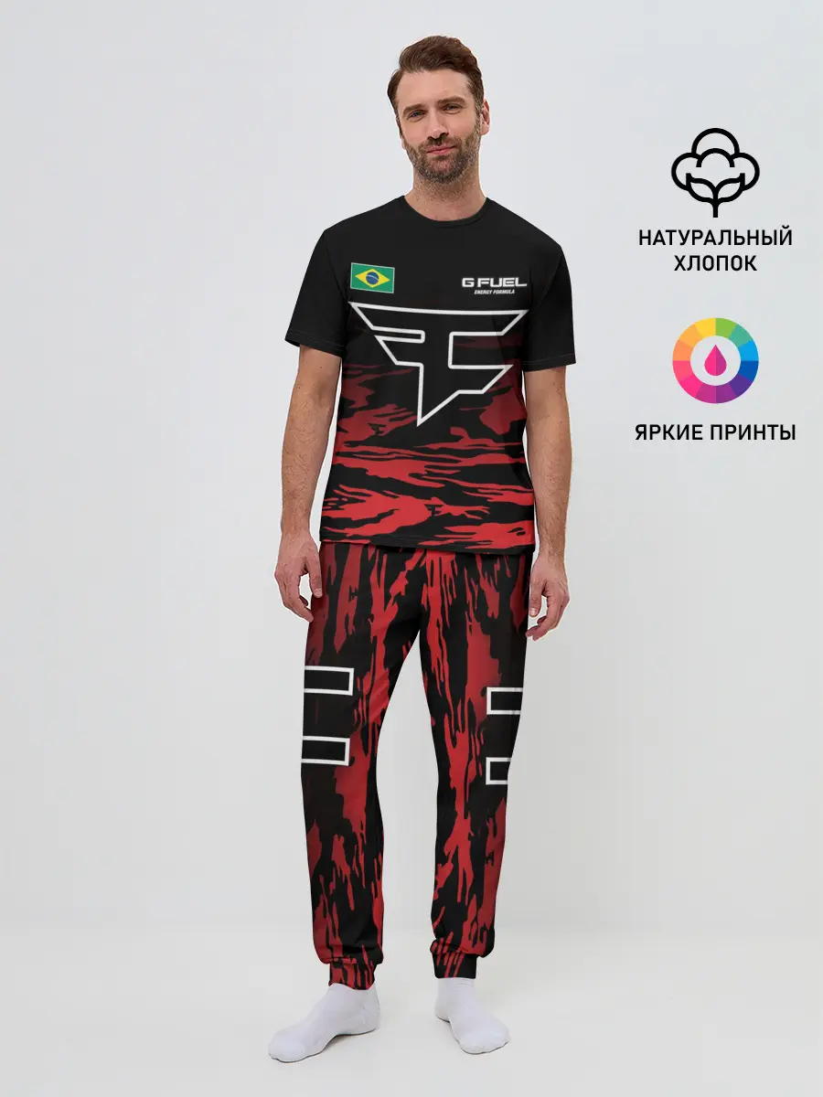 Мужская пижама с брюками / cs:go - FaZe Clan