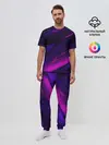 Мужская пижама с брюками / GEOMETRY STRIPES NEON