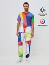 Мужская пижама с брюками / BACKGROUND COLOR