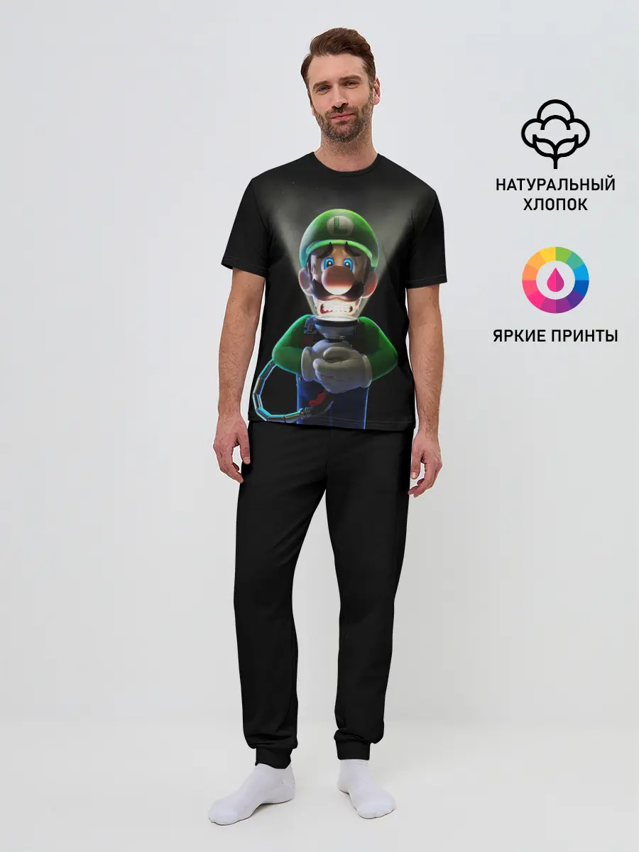Мужская пижама с брюками / Luigis Mansion