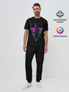 Мужская пижама с брюками / Spartan Retro Neon