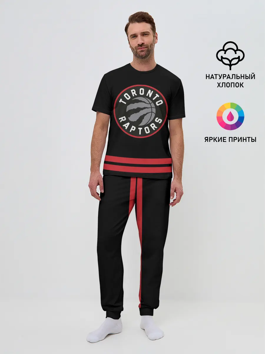 Мужская пижама с брюками / Торонто Рапторс NBA