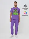Мужская пижама с брюками / Billie Eilish Purple
