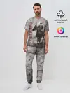 Мужская пижама с брюками / Острые козырьки