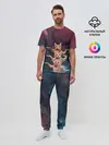 Мужская пижама с брюками / Танцующие коты