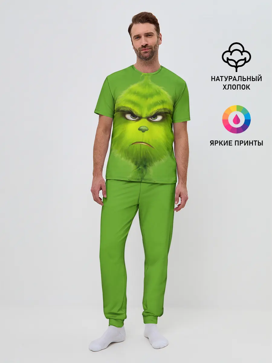 Мужская пижама с брюками / The Grinch