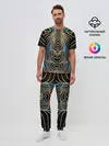 Мужская пижама с брюками / Неоновое свечение