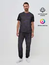 Мужская пижама с брюками / OCTAGON сиреневый