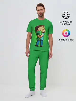 Мужская пижама с брюками / MINECRAFT