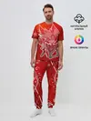Мужская пижама с брюками / Отель хазбин Новогодний