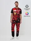 Мужская пижама с брюками / Новогодний Отель Хазбин