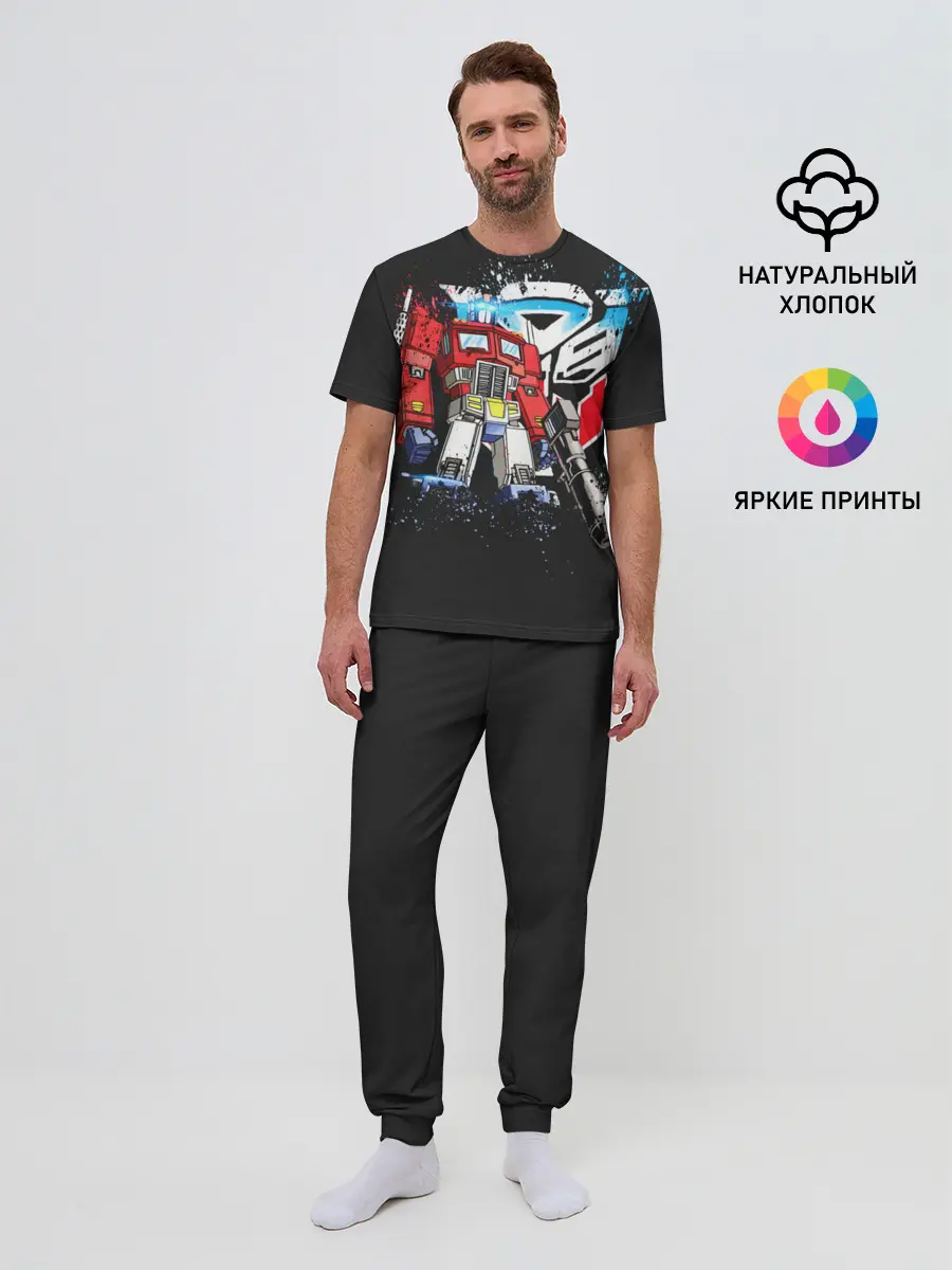 Мужская пижама с брюками / Transformers