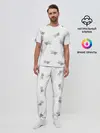 Мужская пижама с брюками / Самолеты к бою!