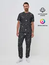 Мужская пижама с брюками / Космос
