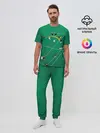 Мужская пижама с брюками / Игра в регби