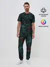 Мужская пижама с брюками / текстура