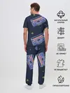 Мужская пижама с брюками / Retro style