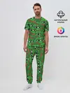 Мужская пижама с брюками / Pepe The Frog