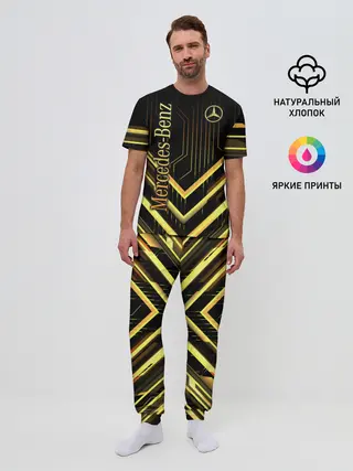 Мужская пижама с брюками / Mercedes-Benz