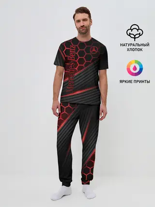 Мужская пижама с брюками / Mercedes-Benz