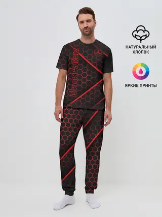 Мужская пижама с брюками / Mercedes-Benz